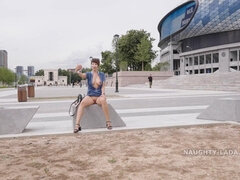 Amatør, Stor kukk, Store pupper, Brunette, Hd, Milf, Offentlig, Fitte