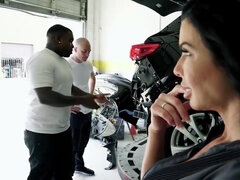 Bella, Tette grandi, Pompino, Brunetta, Carina, Interrazziale, Lingerie, Calze