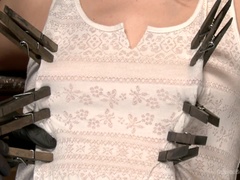 Culo, Bondage sadomaso, Dominazione, Piedi, Toccando, Cuio, Dolore, Punizione