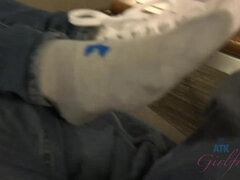 Leie, Bad, Schmutzig, Orgasmus, Höschen, Muschi, Dürr, Spielzeuge